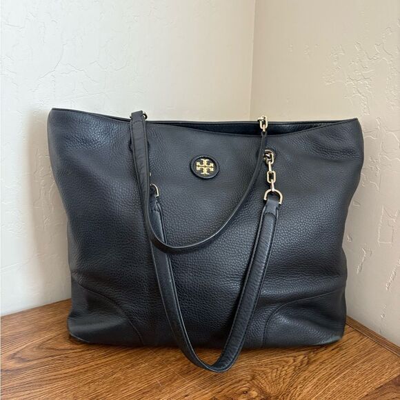 Tory Burch Leather Tote - Picture 1 of 8